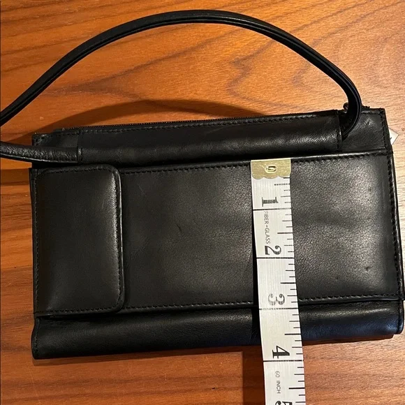 Fossil Black Leather Crossbody Bag - Picture 11 of 14